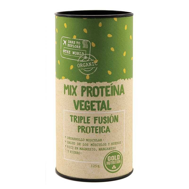 GOLD NUTRITION MIX PROTEÍNA VEGETAL 125G