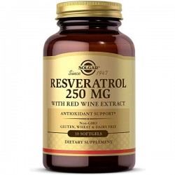 SOLGAR RESVERATROL 250MG...