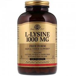 SOLGAR L-LISINA 1000MG 250COMP