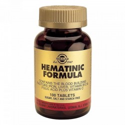 SOLGAR HEMATINICA 100COMP