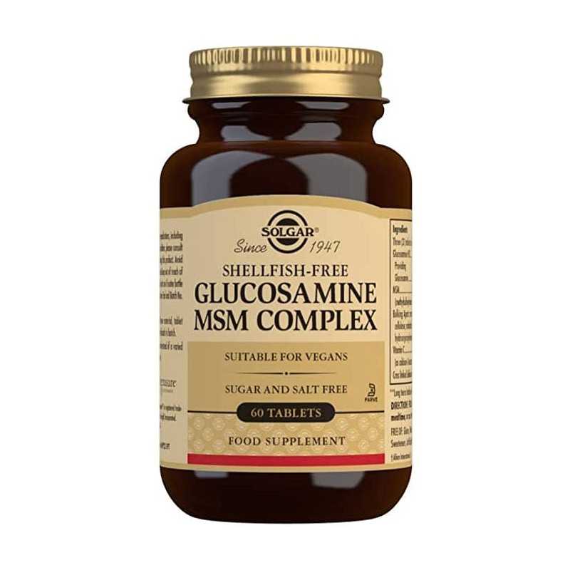 SOLGAR GLUCOSAMINE MSM COMPLEX 60COMP