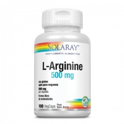 SOLARAY L-ARGININE 500MG 100 VCAPS