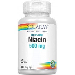 SOLARAY NIACIN 500MG 100CAP