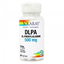 SOLARAY DLPA DL-PHENYLALANINE 500MG 60VCAP