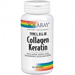 SOLARAY COLLAGEN KERATIN 60CAP