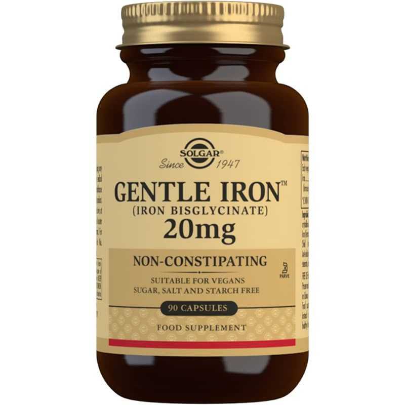 SOLGAR GENTLE IRON 20MG 90VCAP