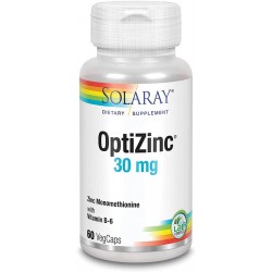 SOLARAY OPTIZINC 30MG 60COMP