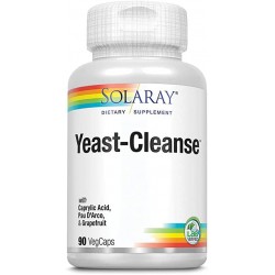 SOLARAY YEAST-CLEANSE 90CAP