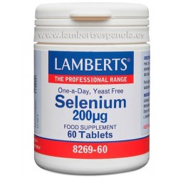 LAMBERTS SELENIO 200MCG 60TABS