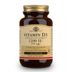 SOLGAR VITAMINA D3 2200UI...