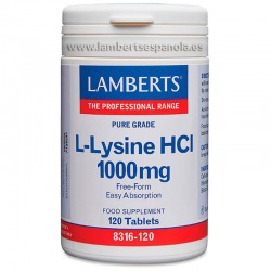 LAMBERTS L-LISINA HCI 1000MG 120TABS