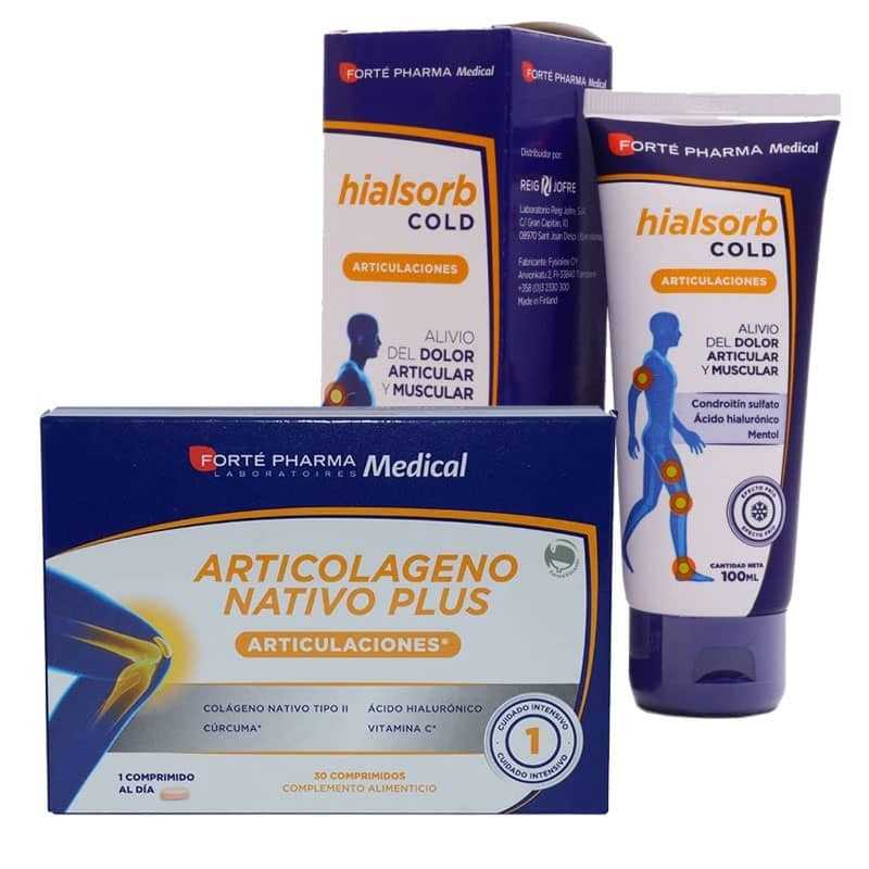 PACK FORTÉ PHARMA ARTICOLAGENO NATIVO PLUS + HIALSORB COLD