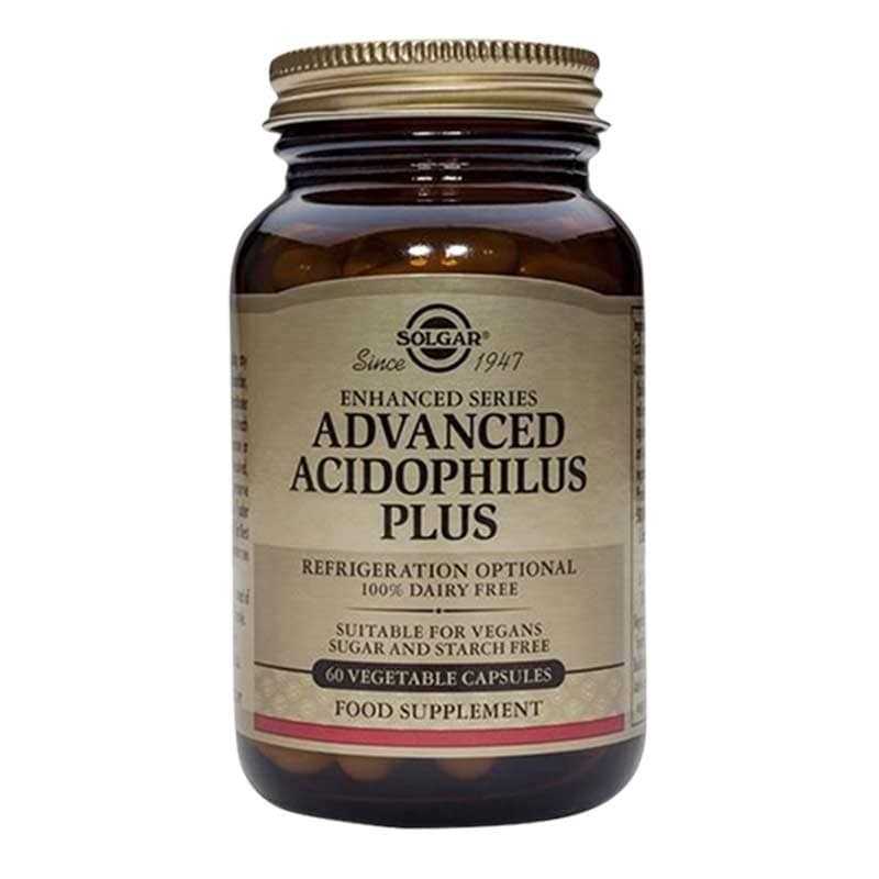 SOLGAR ADVANCED ACIDOPHILUS PLUS 60CAP