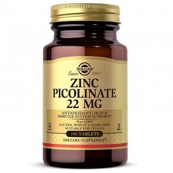 SOLGAR PICOLINATO DE ZINC...