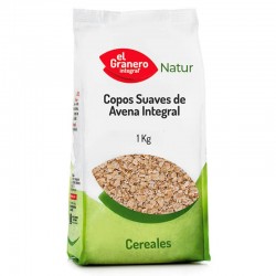 EL GRANERO COPOS SUAVES DE AVENA INTEGRAL 1KG