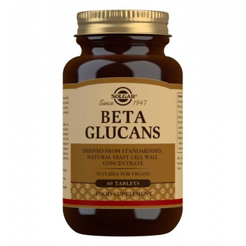 SOLGAR BETA GLUCANOS 1,3 - 60 TABLETAS
