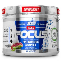 BIG REAL FOCUS PRE-WORKOUT COMPLEX 30 SERVICIOS