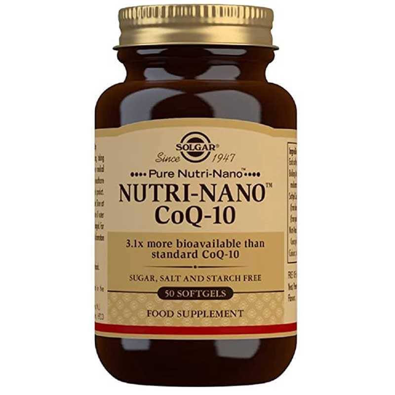 SOLGAR NUTRI-NANO CoQ-10 50 SOFTGELS