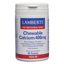 LAMBERTS CHEWABLE CALCIUM 400MG - 60 TABLETS