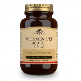 SOLGAR VITAMINA D3 400UI ( 100mcg) - 100 softgels