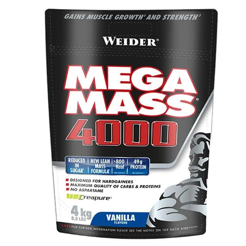 WEIDER MEGA MASS 4000 4KG