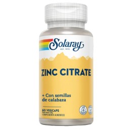 SOLARAY ZINC CITRATO 25mg +...