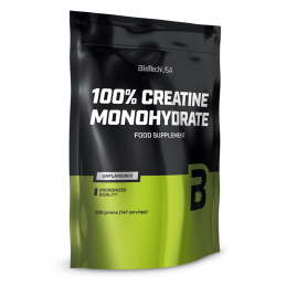 BIOTECHUSA 100% MICRONIZED CREATINE MONOHYDRATE 500GRS (BOLSA)