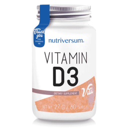 NUTRIVERSUM VITAMIN D3 60TABS MASTICABLES