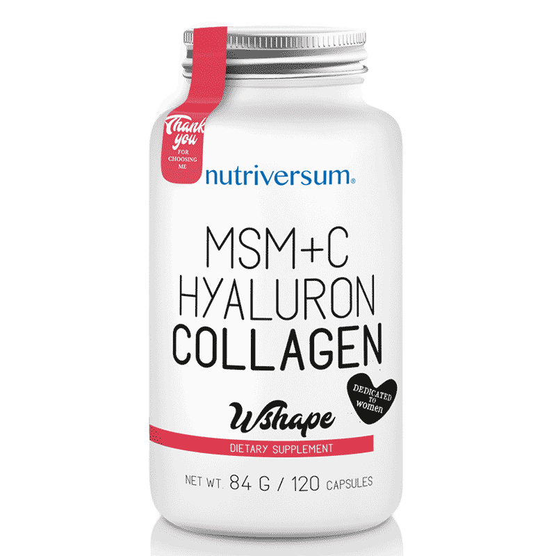 NUTRIVERSUM MSM+C HYALURON COLLAGEN 120CAPS