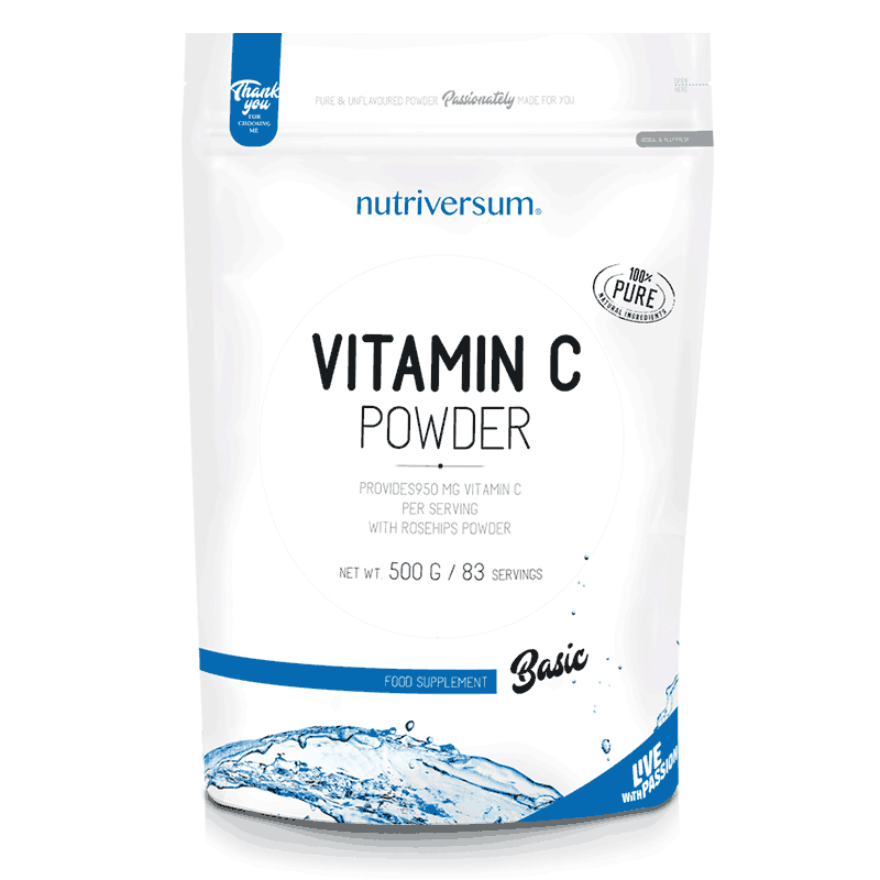 NUTRIVERSUM VITAMINA C POWDER 500 GR