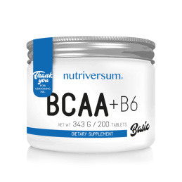 NUTRIVERSUM BCAA+B6 200 TAB
