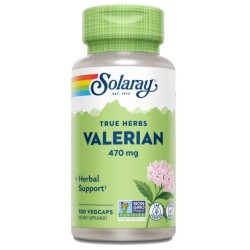 SOLARAY VALERIAN ROOT 470MG - 100 VEGCAPS.