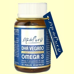 ESTADO PURO DHA VEGANO - OMEGA 3 - 30 PERLAS VEGETALES