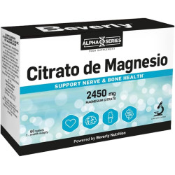 BEVERLY NUTRITION CITRATO DE MAGNESIO 2450mg - 60 TABLETAS