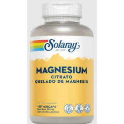 SOLARAY MAGNESIUM CITRATE 180VCAP