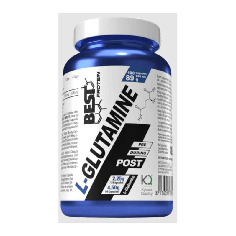 BEST PROTEIN L-GLUTAMINA 100 CAP