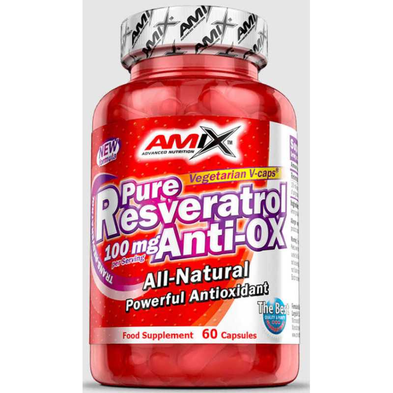 AMIX PURE RESVERATROL ANTI-OX 60 CAP