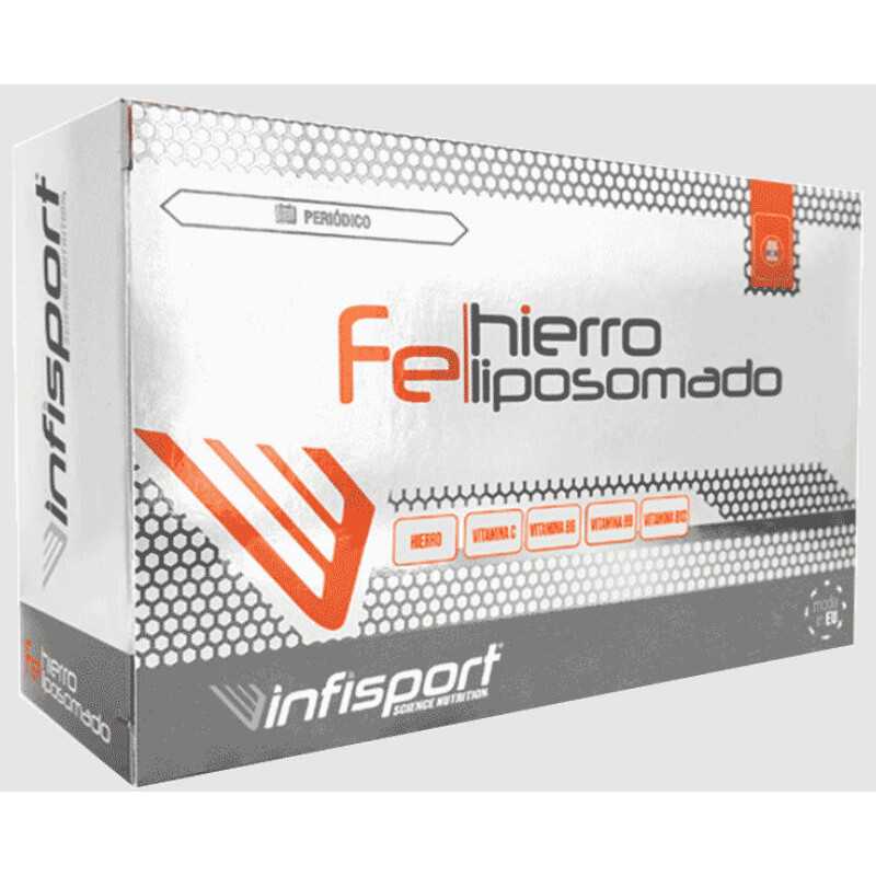 INFISPORT FE HIERRO LIPOSOMADO 60 CAPSULAS