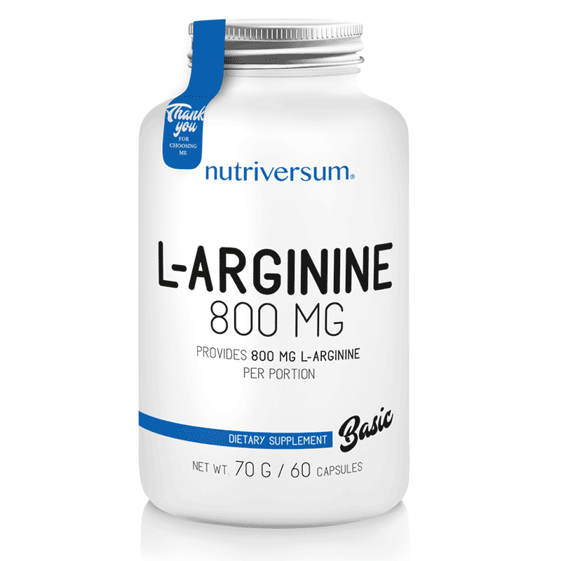 NUTRIVERSUM L-ARGININE 800MG 60CAPS