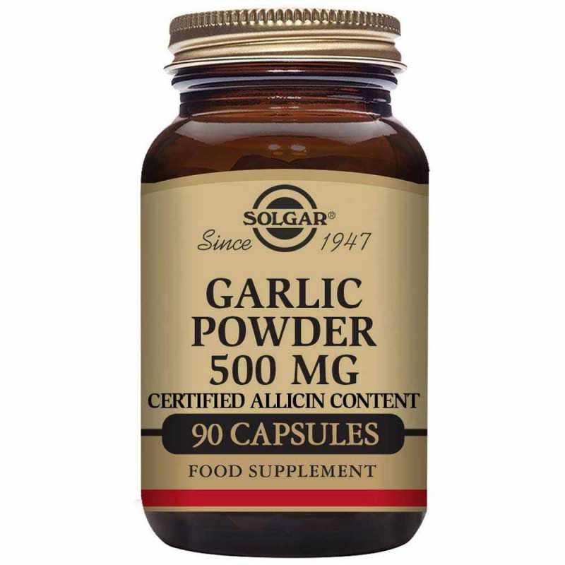 SOLGAR AJO CULTIVO BIOLÓGICO CONTROLADO 500MG 90CAP