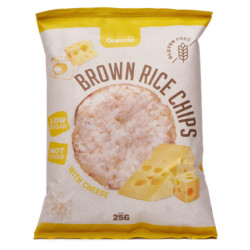 QUAMTRAX BROWN RICE CHIPS 25 GR