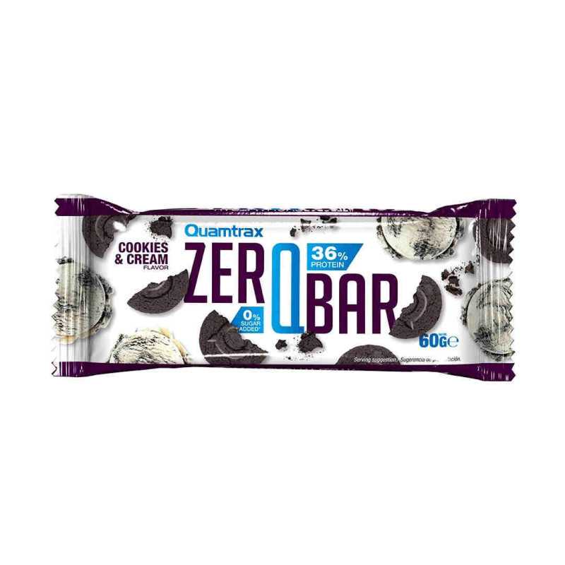 QUAMTRAX ZERO Q BAR 60 GR cookies cream