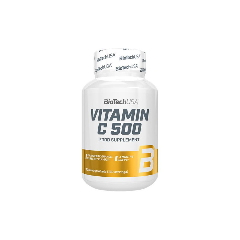 BIOTECHUSA VITAMINA C 500MG - 120 TABLETAS