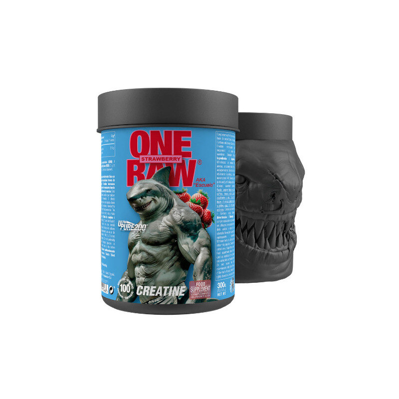 ONE RAW Creatine Ultra Pure 200 mesh 300gr Straw